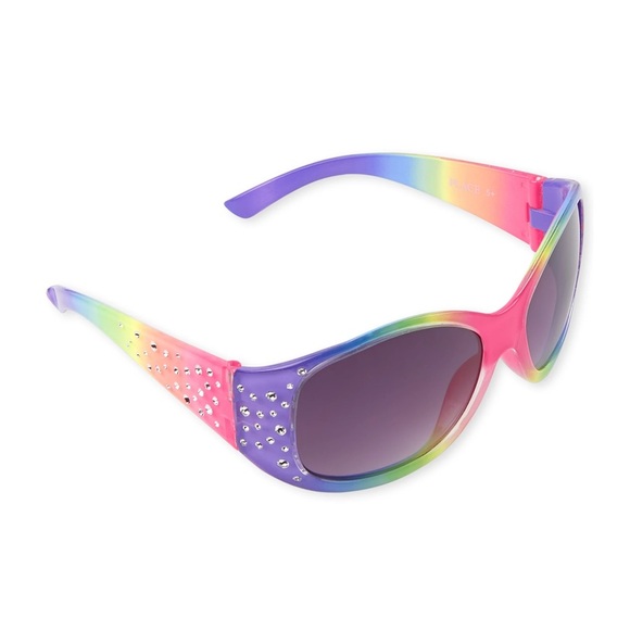 FREE Girls Rainbow sunglasses with sparkles